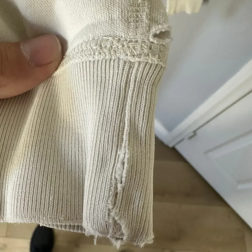 Not for sale Vintage Lucky Brand Y2K Embroidered Hoodie. Cream with - Picture 7 of 7